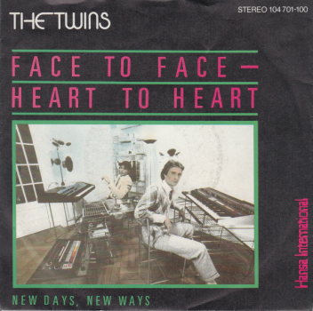 The Twins (7" Single) Face To Face - Heart To Heart